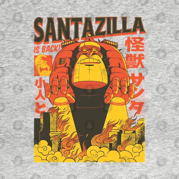 SANTAZILLA IS BACK by Bombastik